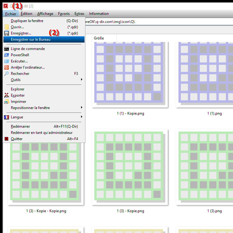Puis je enregistrer l Explorateur de fichiers avec les onglets actuels en tant que raccourci sur le bureau ou fichier